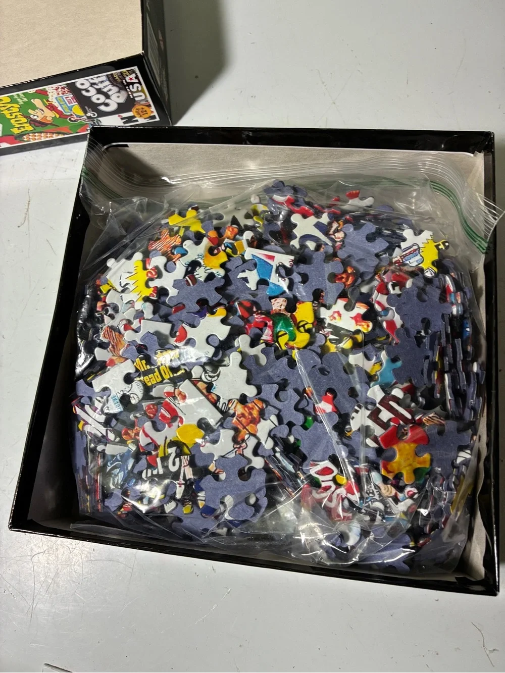 White Mountain Multicolor Vintage Cereal Boxes 1000-Piece Puzzle